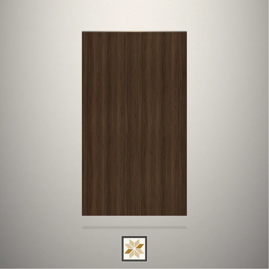 Suede Maize Walnut Wooden Brown Laminate (8x4 feet,1 mm): LM-19209
