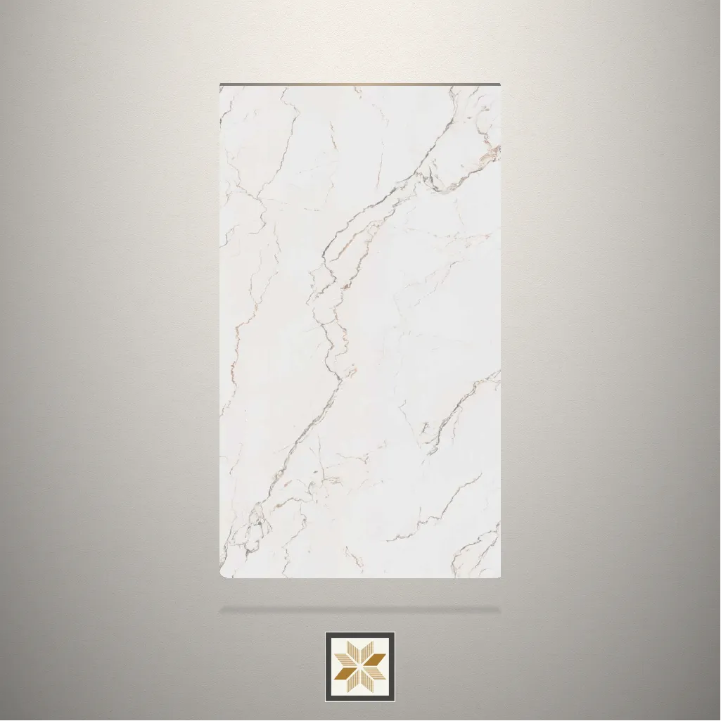 Textured Iceberg Marble Stone White Laminate (8x4 feet,1 mm): LM-19217