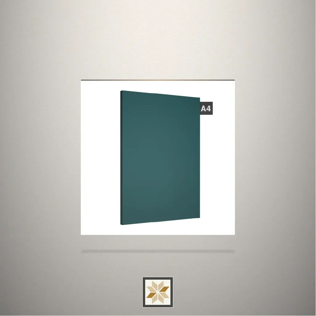 Matt Ocean Solid Color Blue Laminate (8x4 feet,1 mm): LM-19297