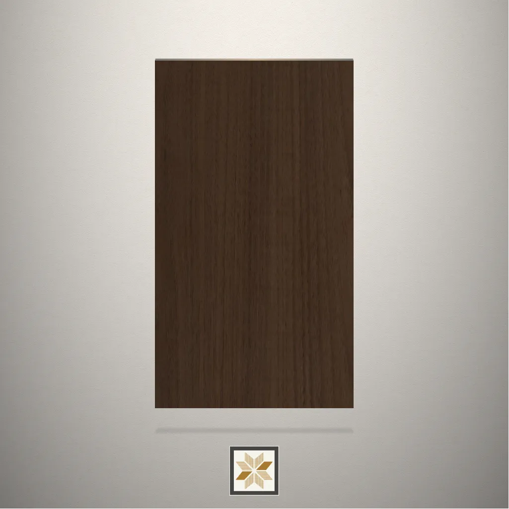 Textured Real Walnut Wooden Brown Laminate (8x4 feet,1 mm): LM-19315