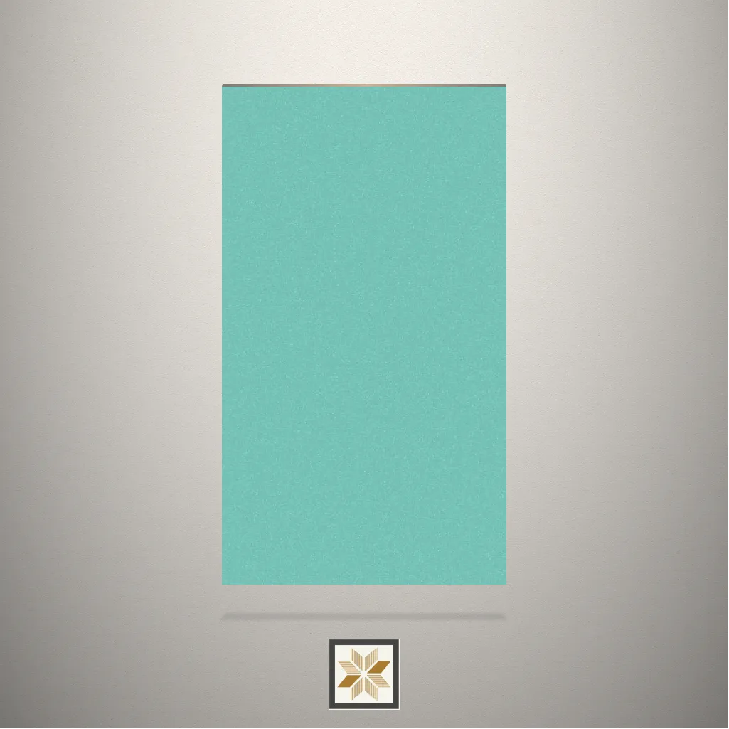 High Gloss Pop Green Solid Color Blue Laminate (8x4 feet,1 mm): LM-19329