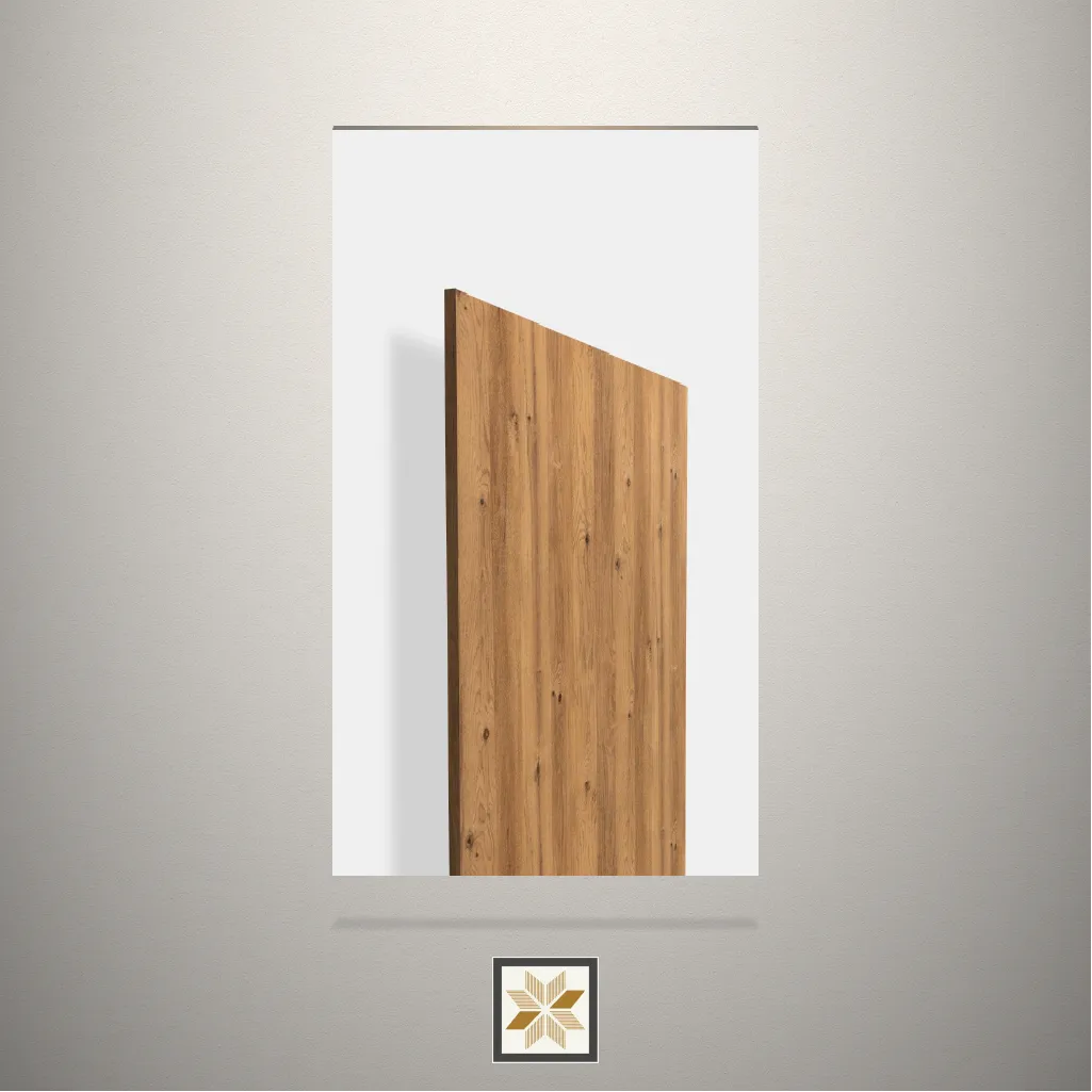 Suede Nash Oak Wooden Brown Laminate (8x4 feet,1 mm): LM-19386