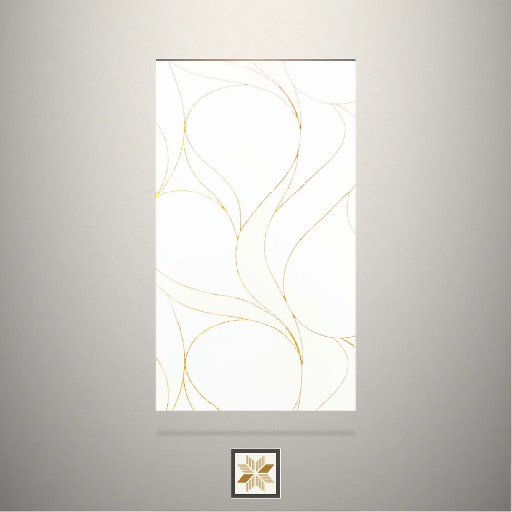 Textured Digital Printed Cream Laminate (8x4 feet,1 mm): LM-19414