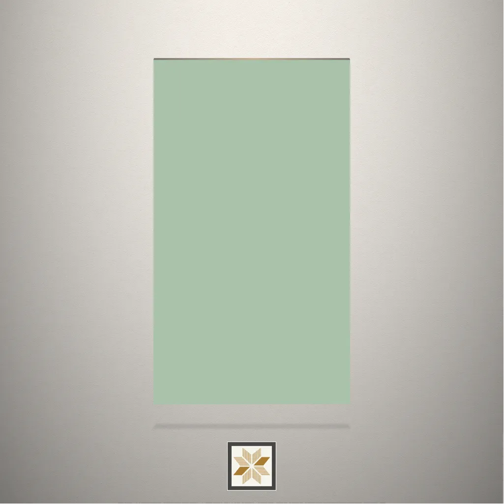 High Gloss Solid Color Green Laminate (8x4 feet,1.5 mm): LM-19469