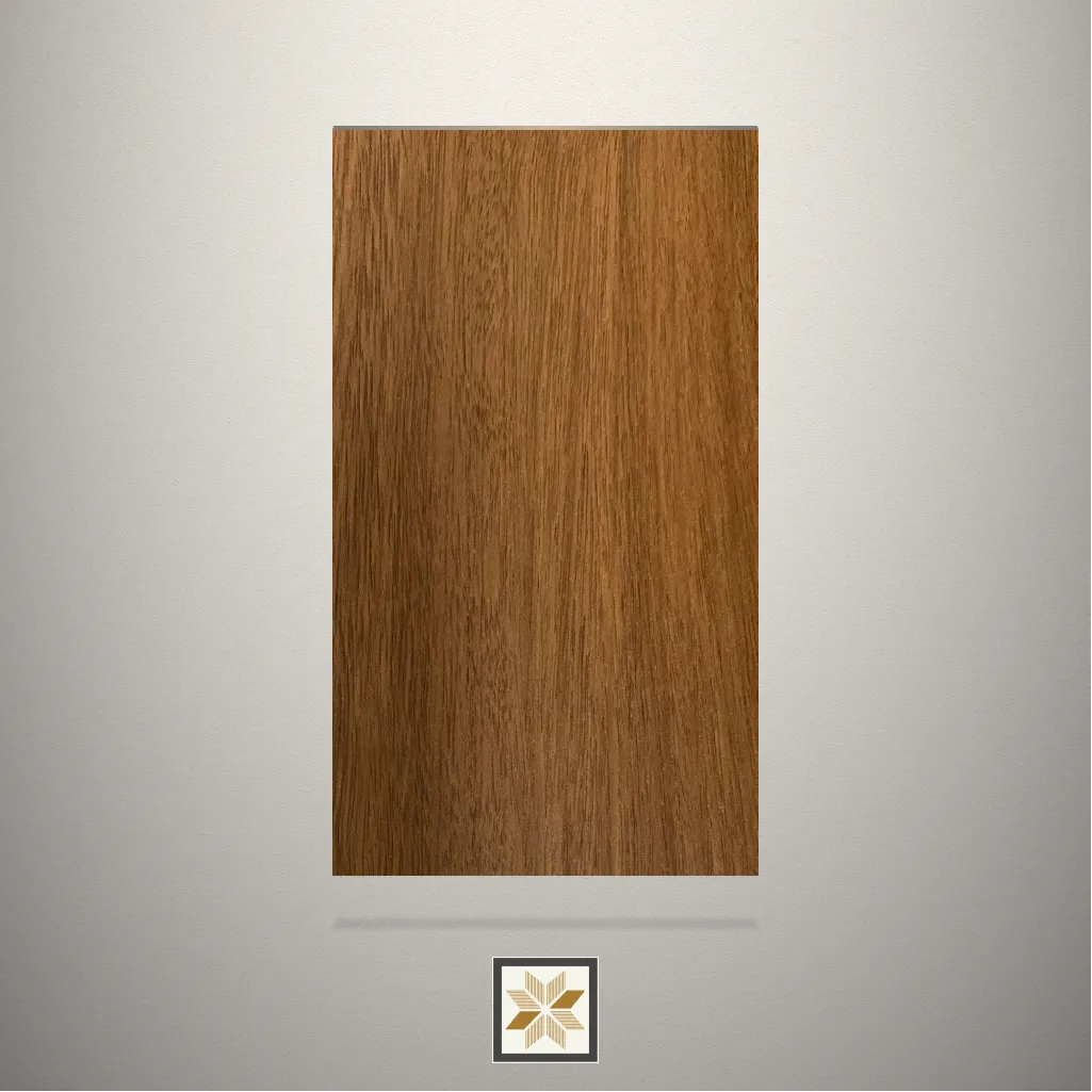 Textured Honey Chestnut Wooden Brown Laminate (8x4 feet,1 mm): LM-19535