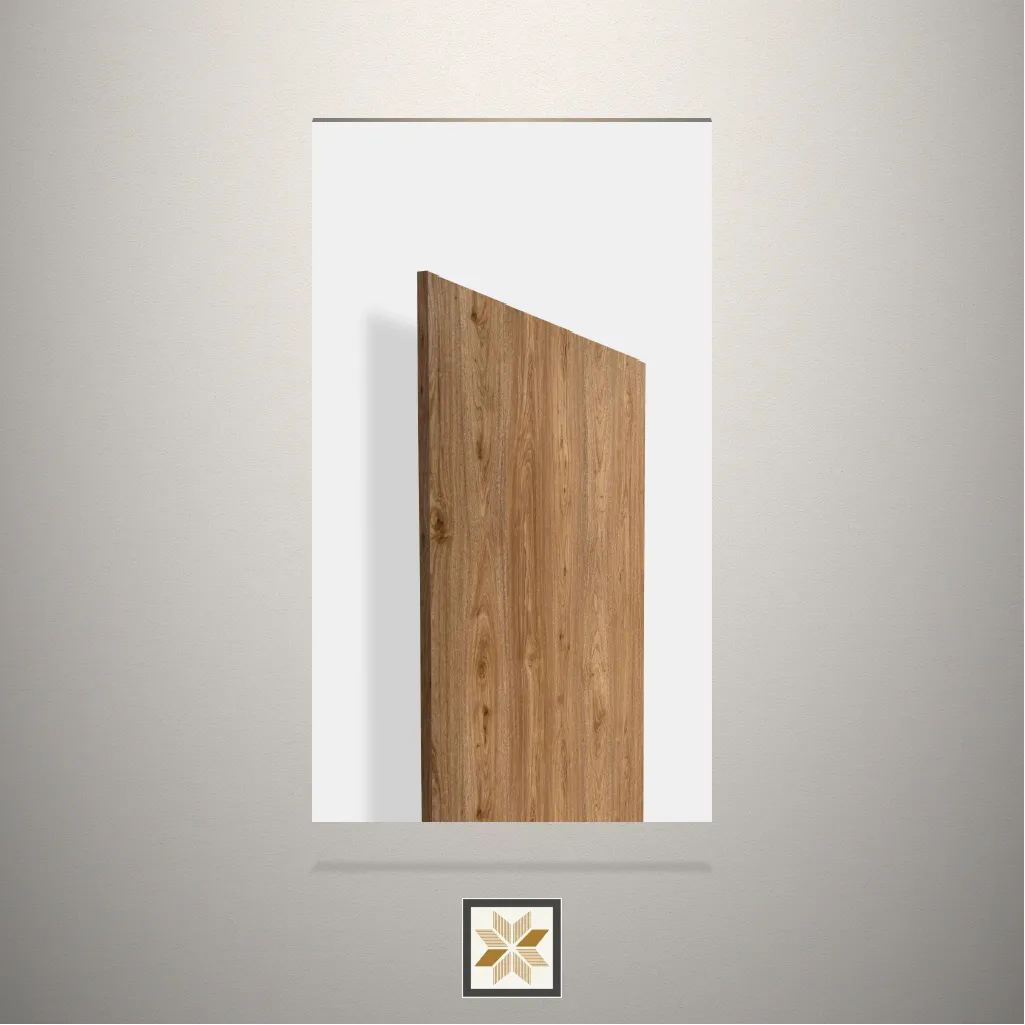 Suede Classic Teak Wooden Brown Laminate (8x4 feet,1 mm): LM-19538