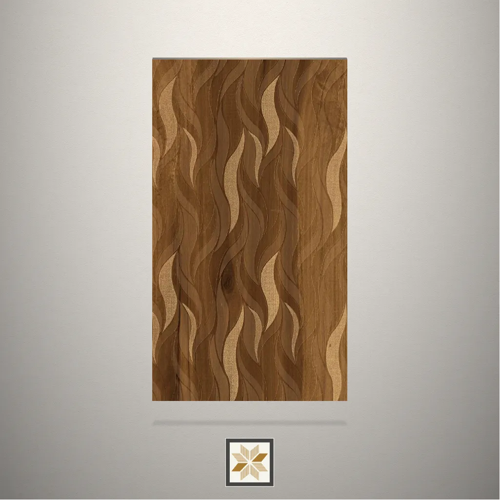 Textured Lavito Wood Wooden Brown Laminate (8x4 feet,0.8 mm): LM-19554