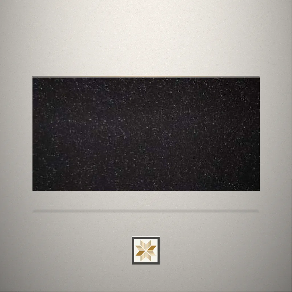 Textured Sparkle Glitter Black Laminate (8x4 feet,1 mm): LM-19556