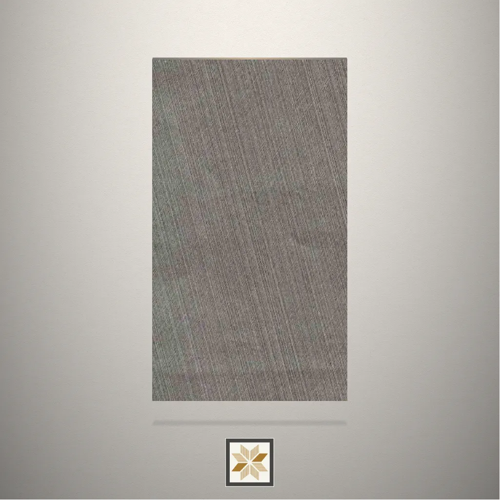 High Gloss Oliviya Brown Cross Wire Pattern Brown Laminate (8x4 feet,1 mm): LM-19635