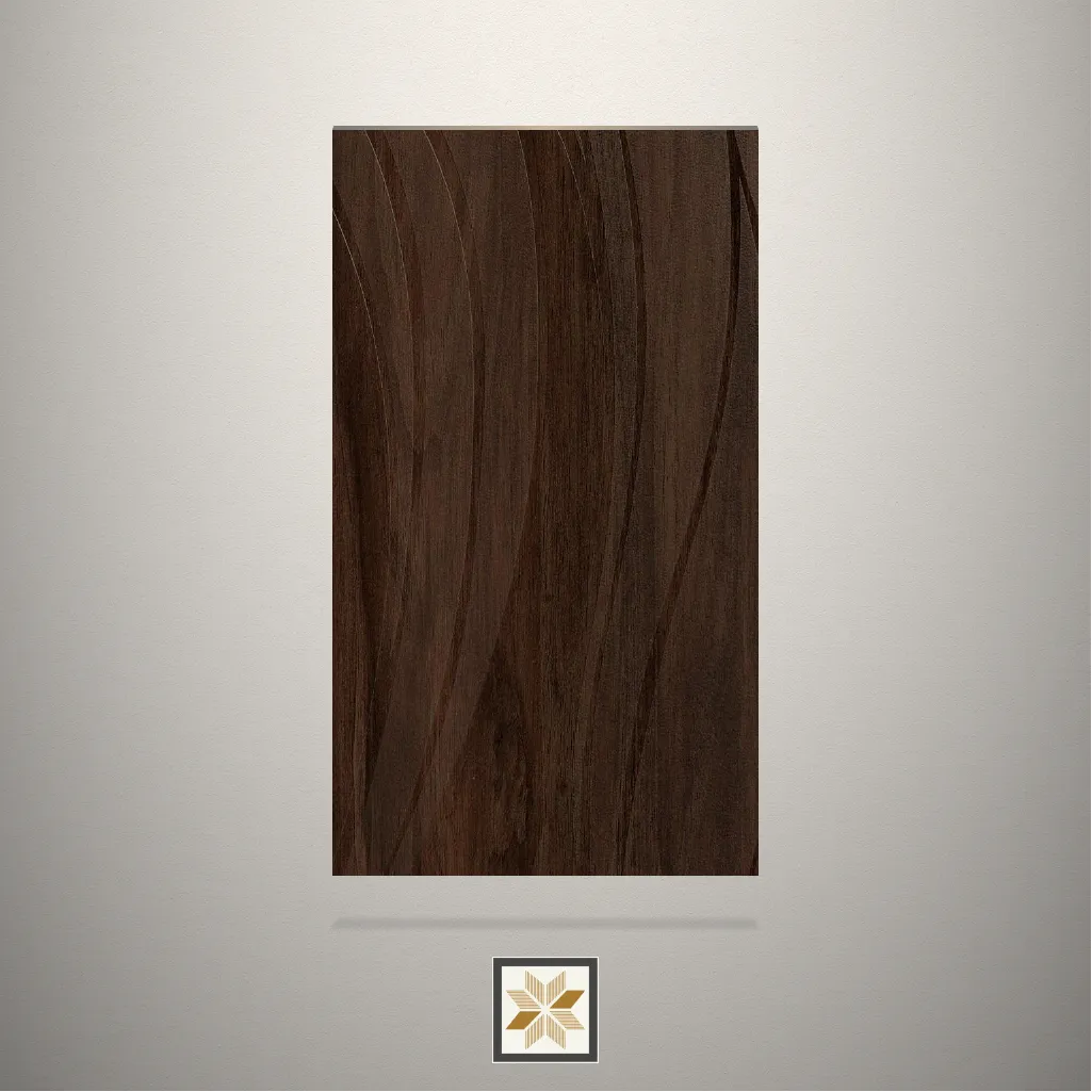 Textured Jungle Wood Wooden Brown Laminate (8x4 feet,0.8 mm): LM-19672