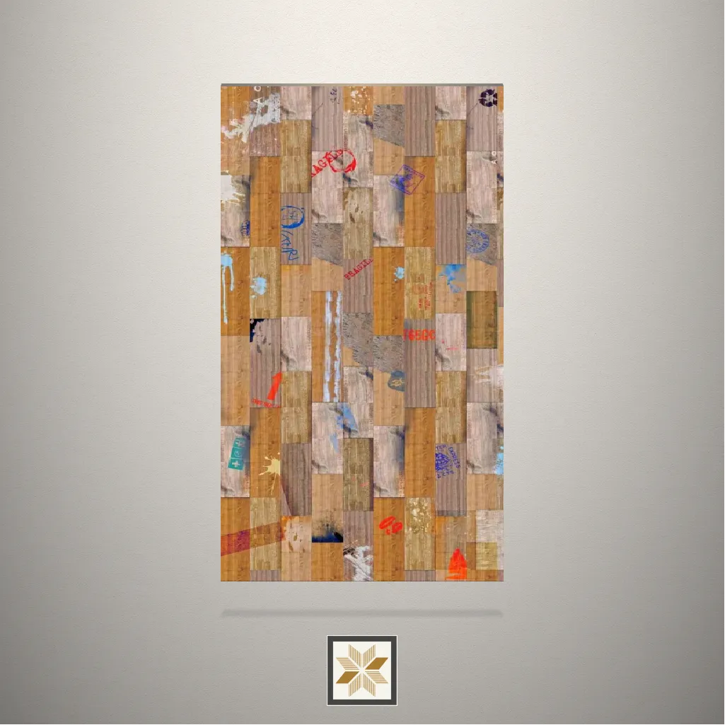 High Gloss Rich Digital Digital Printed Multi Colour Laminate (8x4 feet,1 mm): LM-19688