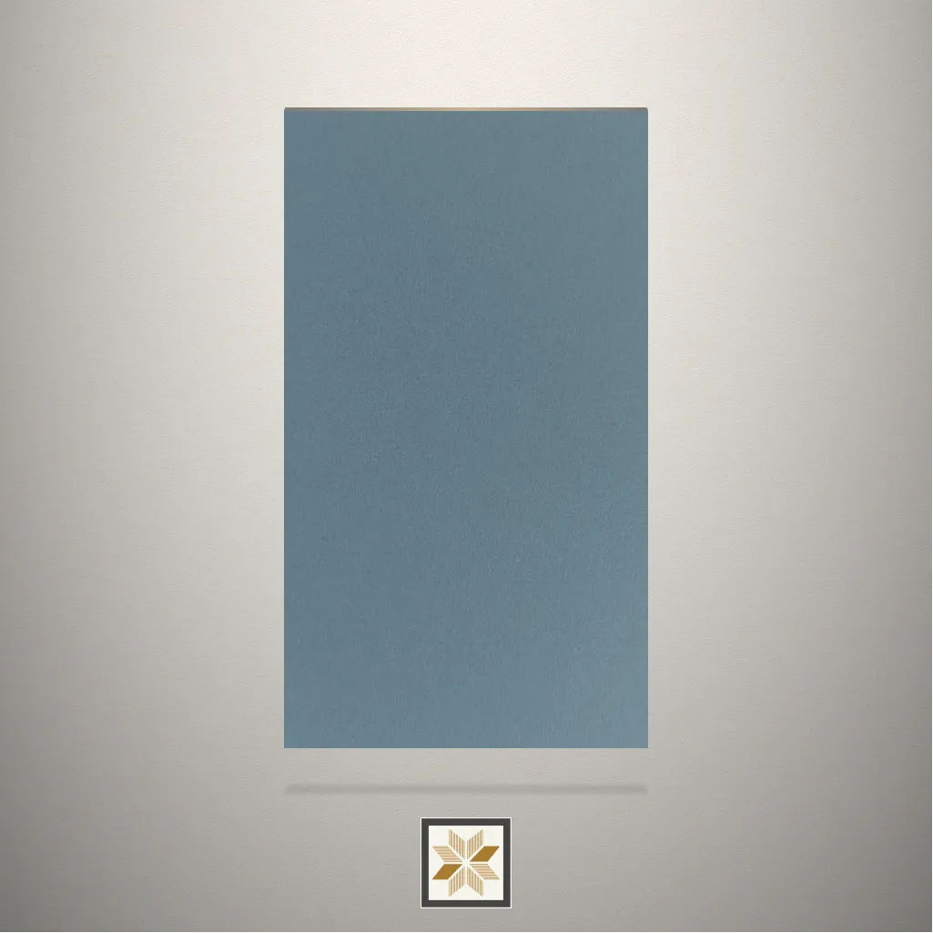 Suede Marine blue Solid Color Blue Laminate (8x4 feet,1 mm): LM-19741