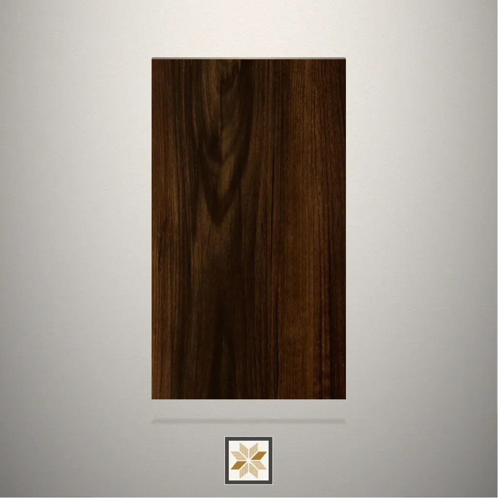 High Gloss Mystique Wood Wooden Brown Laminate (8x4 feet,0.8 mm): LM-19747
