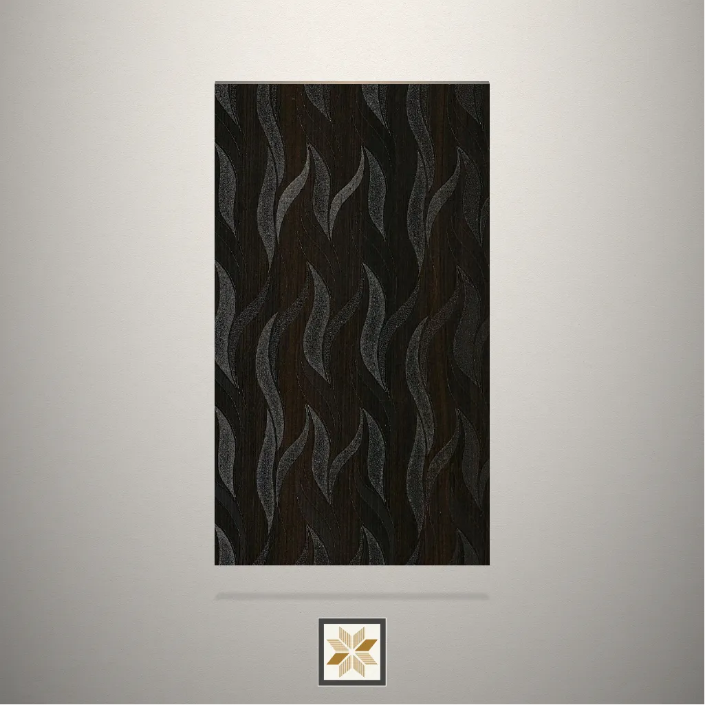 Textured Teak Wooden Brown Laminate (8x4 feet,0.8 mm): LM-19763