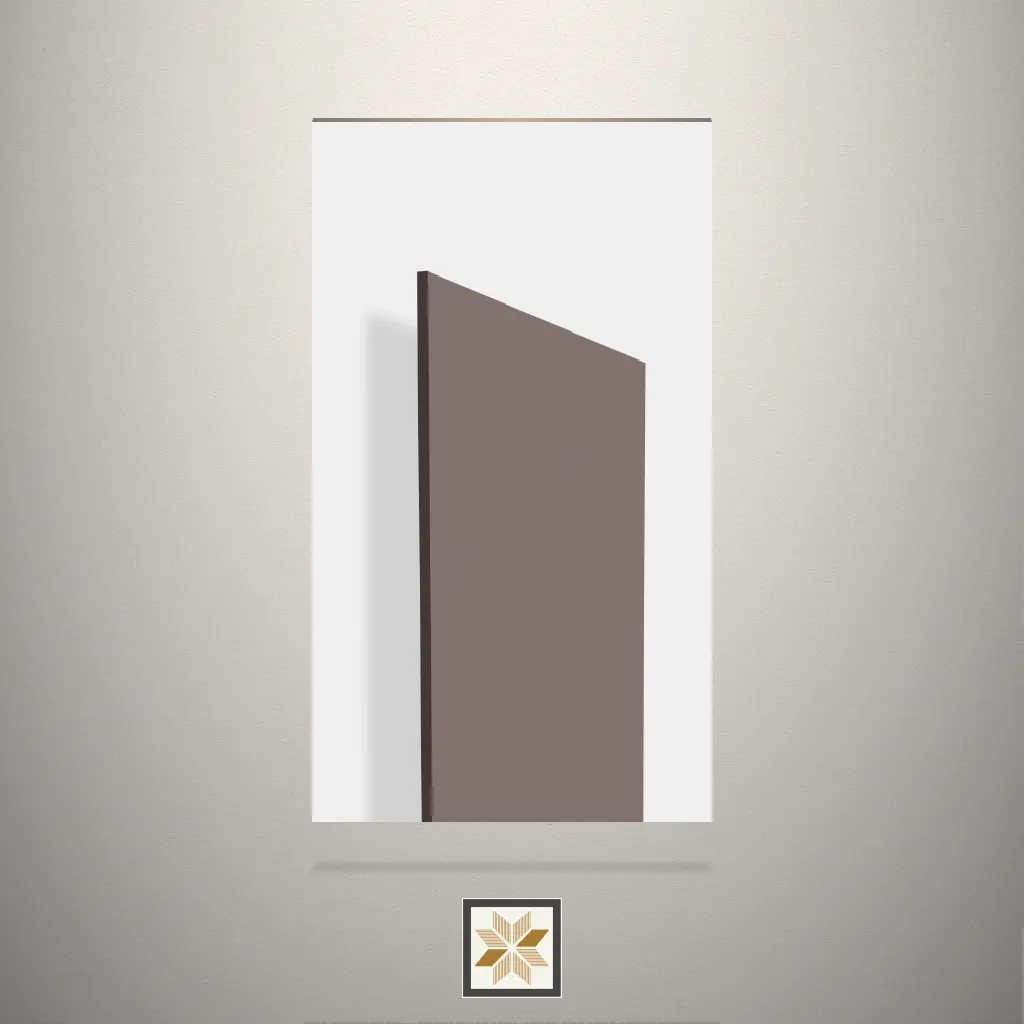 Suede Pebble Solid Color Brown Laminate (8x4 feet,1 mm): LM-19776