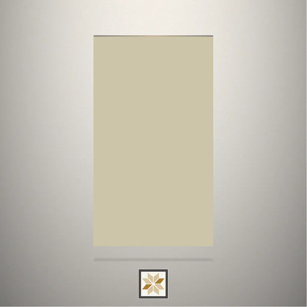 High Gloss Soft Green Solid Color Beige Laminate (8x4 feet,1.3 mm): LM-19799