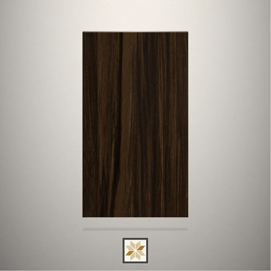 High Gloss Sap Veneer Wooden Brown Laminate (8x4 feet,0.8 mm): LM-19936