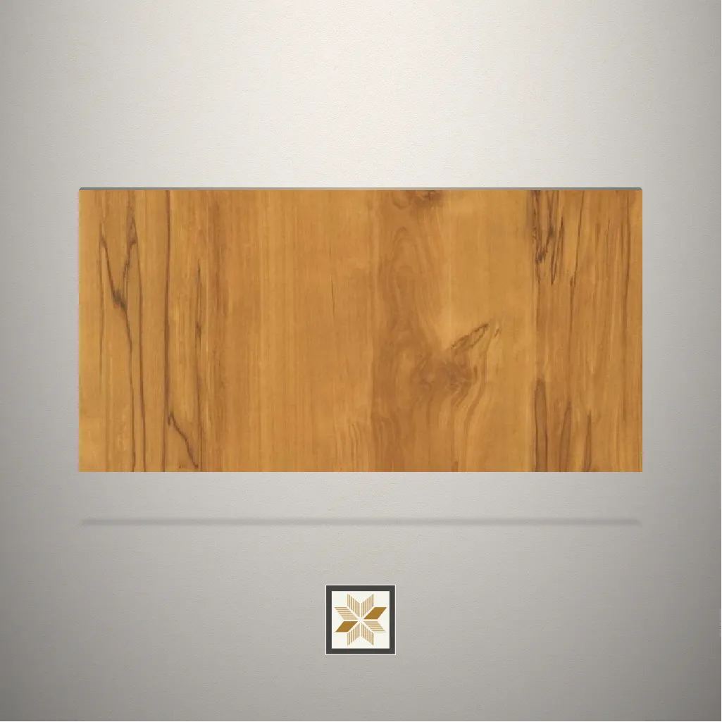 High Gloss Exotic Walnut Wooden Brown Laminate (8x4 feet,1 mm): LM-24604-F