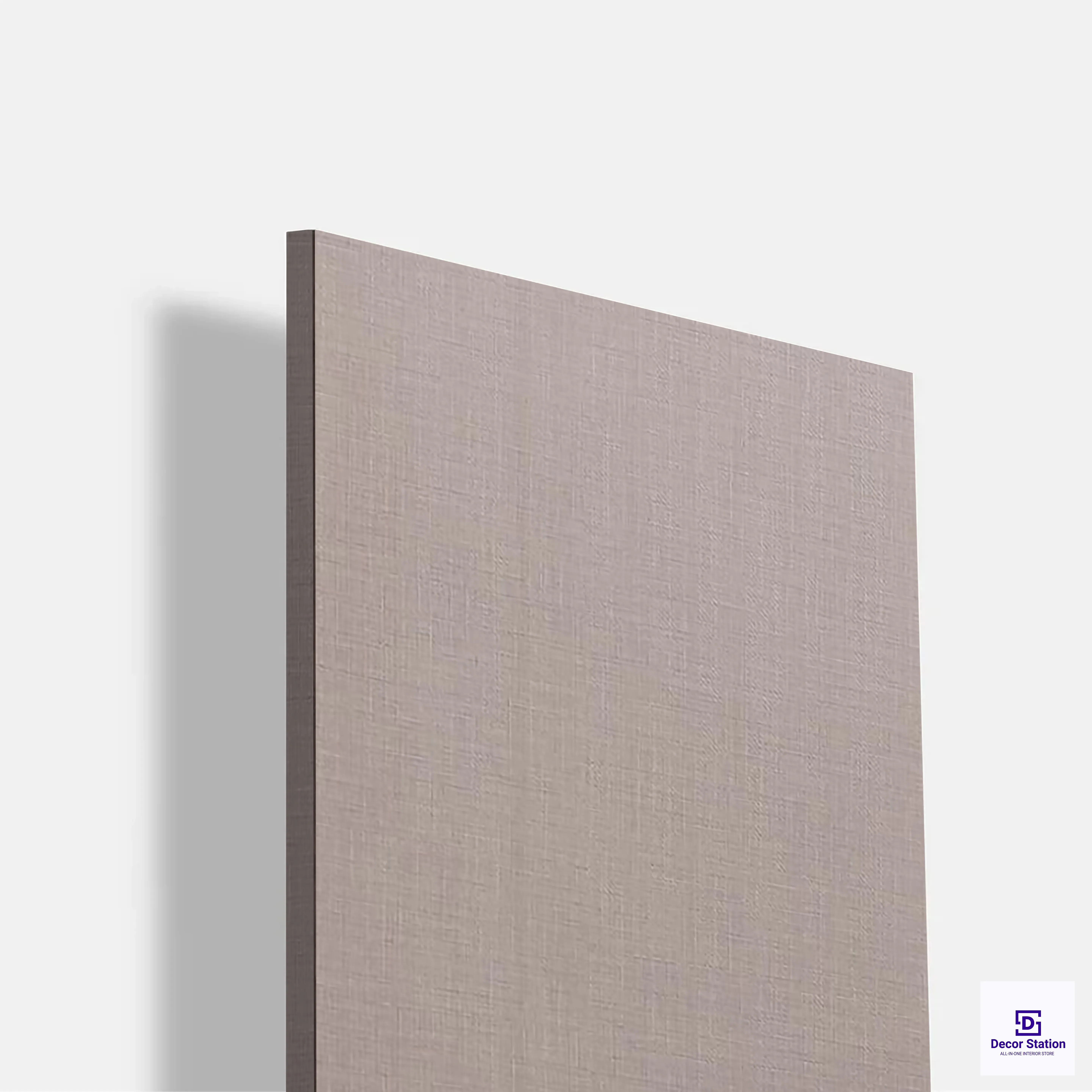 Matte 470848 Warm Beige Solid Fabric Texture Laminate (8x4 Feet, 1mm) | LM-54284-B