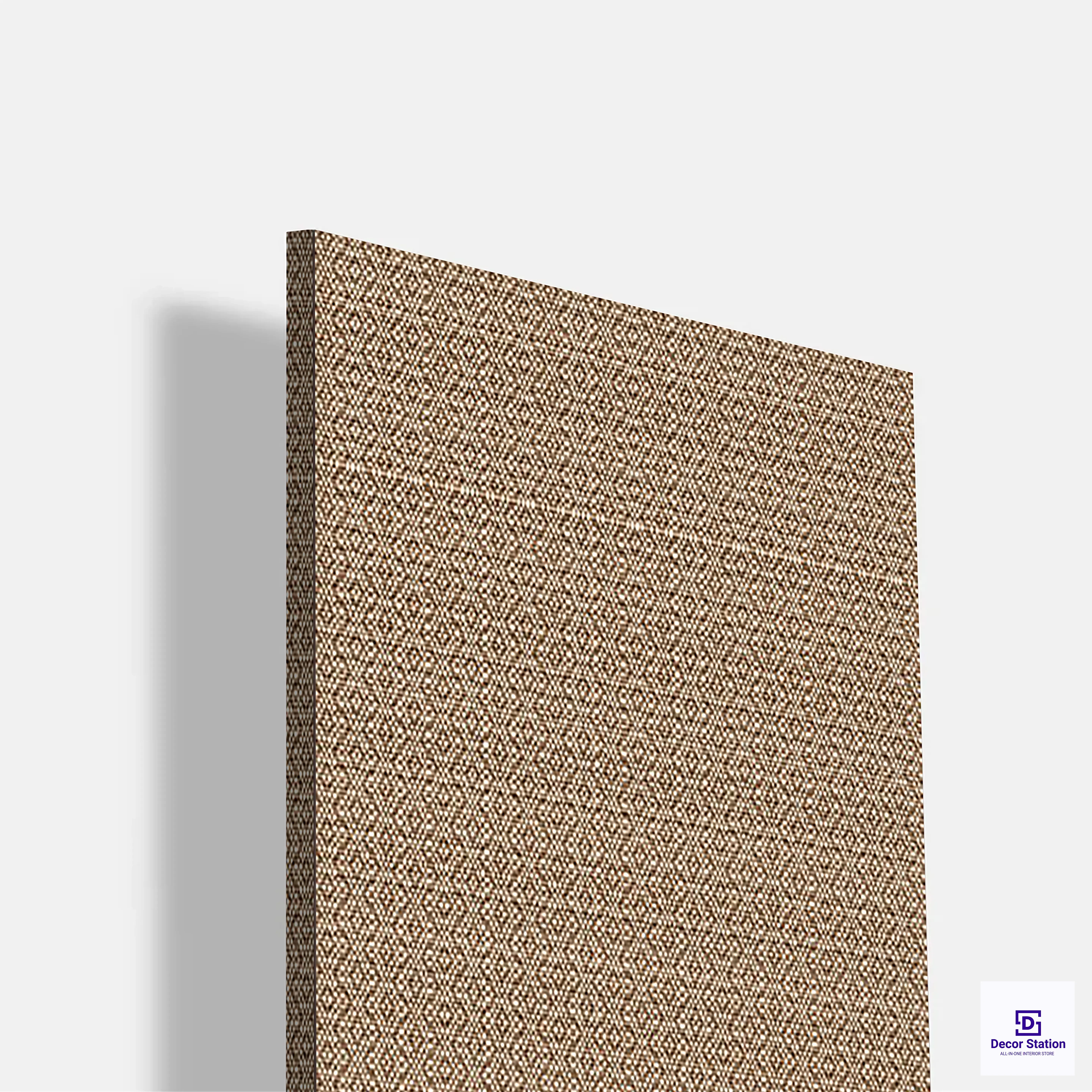 Texture CANE-307-$-2 Brown Geometric Cane Pattern Laminate (8x4 Feet, 1mm) | LM-54288-A