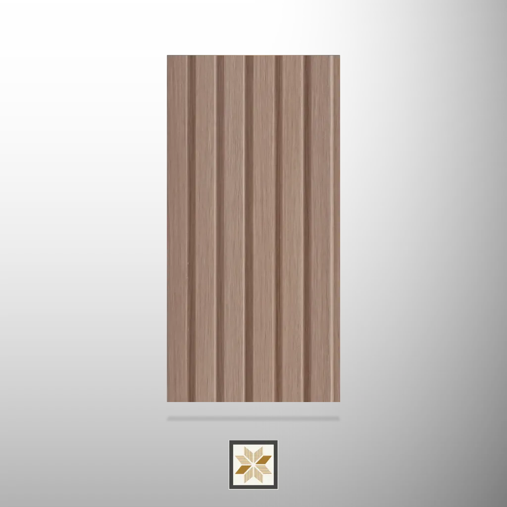 9x0.4 feet | 12 mm Beige Wood louvers (suitable for Bedroom, Living Room, Office, Retail) | LV-19954