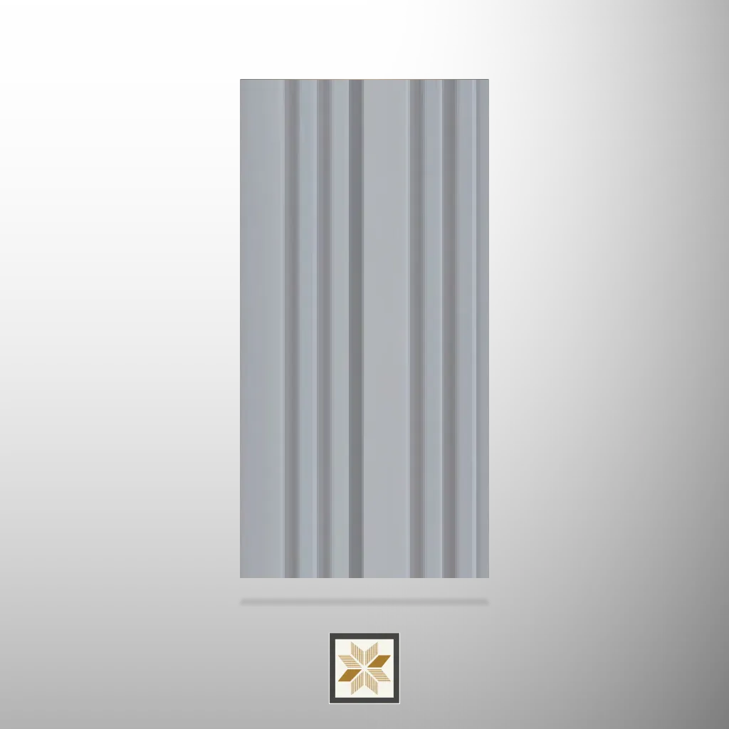 9x0.42 feet | 12 mm Grey louvers (suitable for Bedroom, Living Room, Office, Retail) | LV-19973