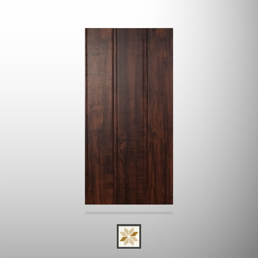 10x1 feet | 8 mm Brown Wood louvers (suitable for Bedroom, Hotel, Living Room, Office, Restaurant, TV Cabinet) | LV-20035