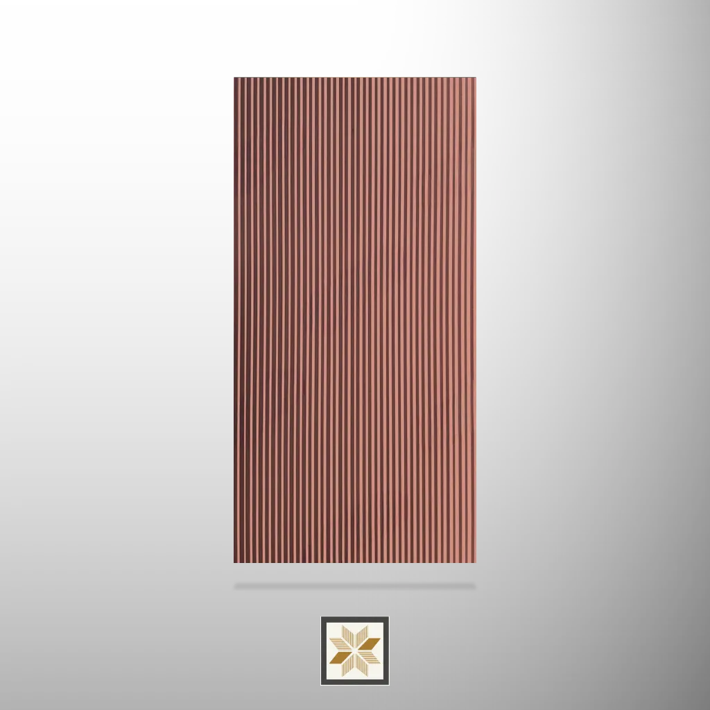 8x4 feet | 12 mm Red louvers (suitable for Bedroom, Hotel, Kitchen, Living Room, Office, Restaurant, TV Cabinet) | LV-20067