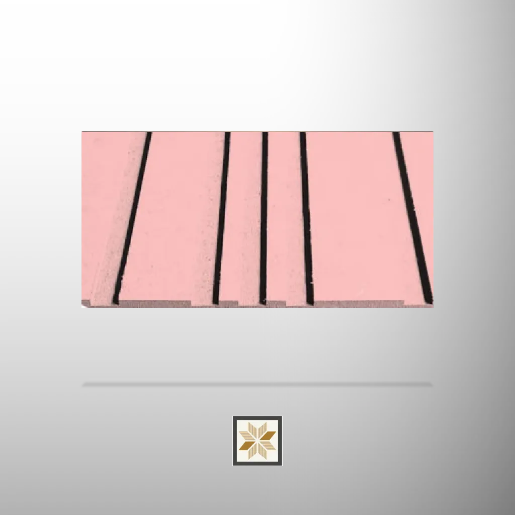 8x4 feet | 8 mm Red louvers (suitable for Bedroom, Hotel, Kitchen, Living Room, Office, Restaurant, TV Cabinet) | LV-20077