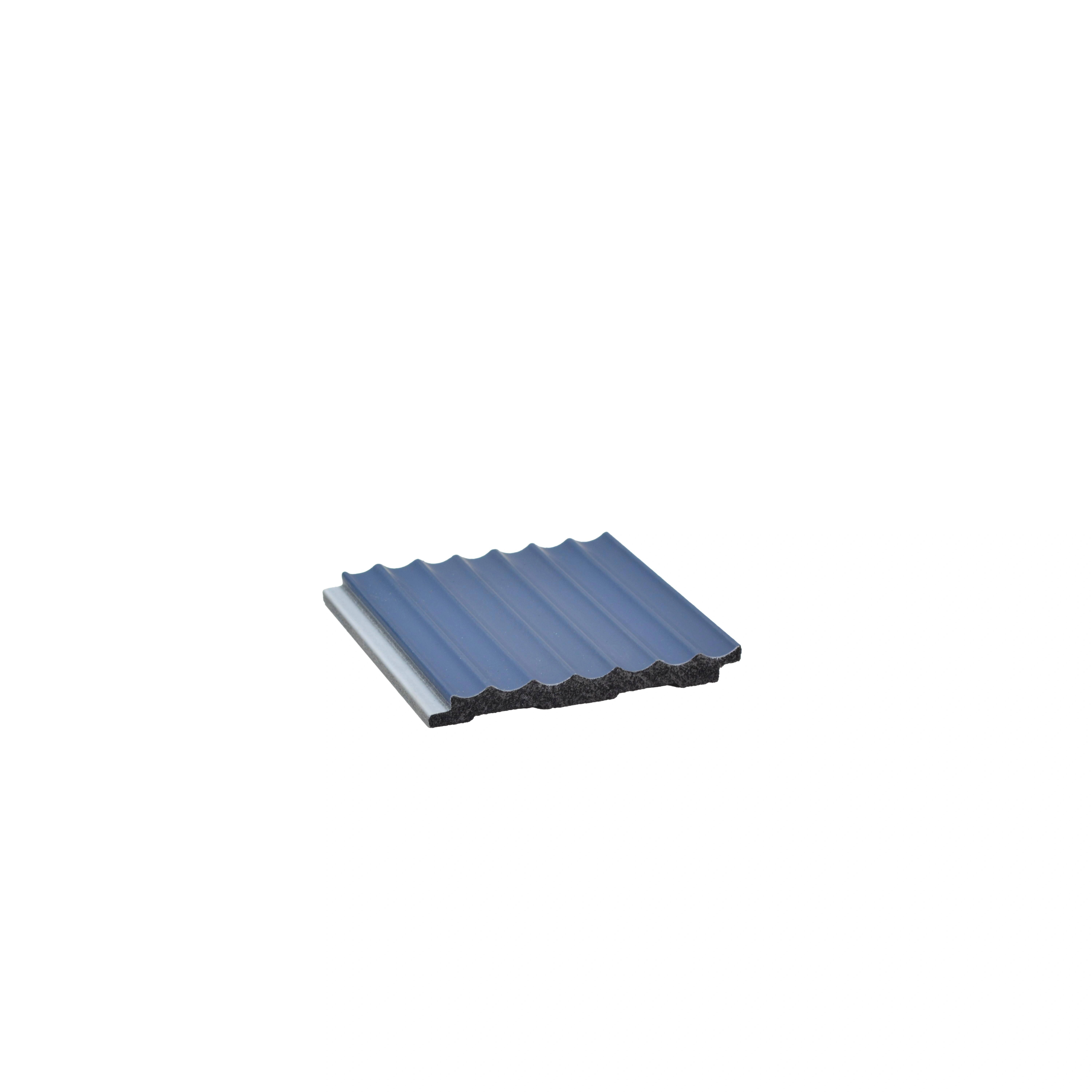 8x0.33 feet | 11 mm Blue louvers (suitable for Bedroom, Feature Wall, Living Room, Office) | LV-20086