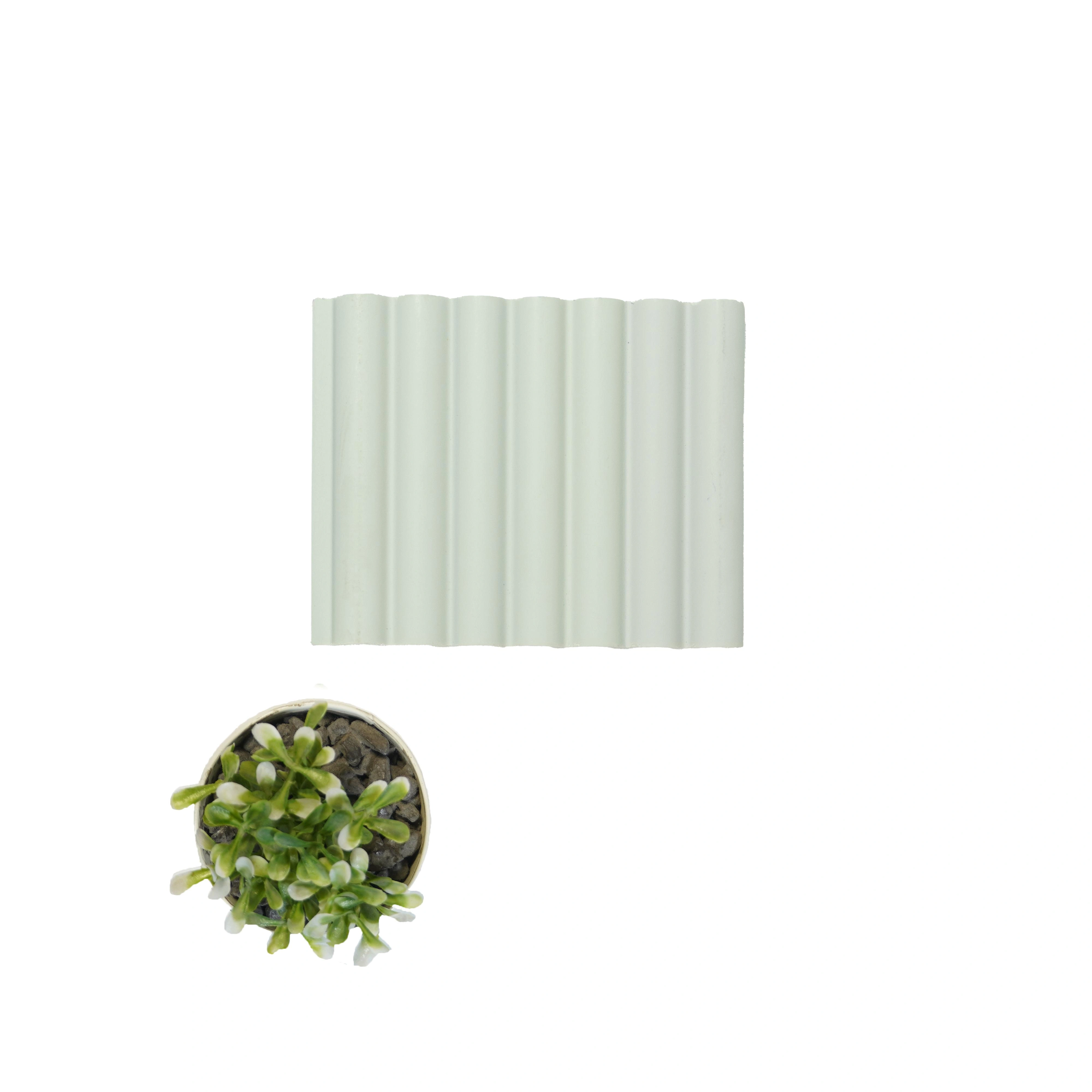 8x0.41 feet | 11 mm Ivory louvers (suitable for Bedroom, Feature Wall, Living Room, Office) | LV-20099