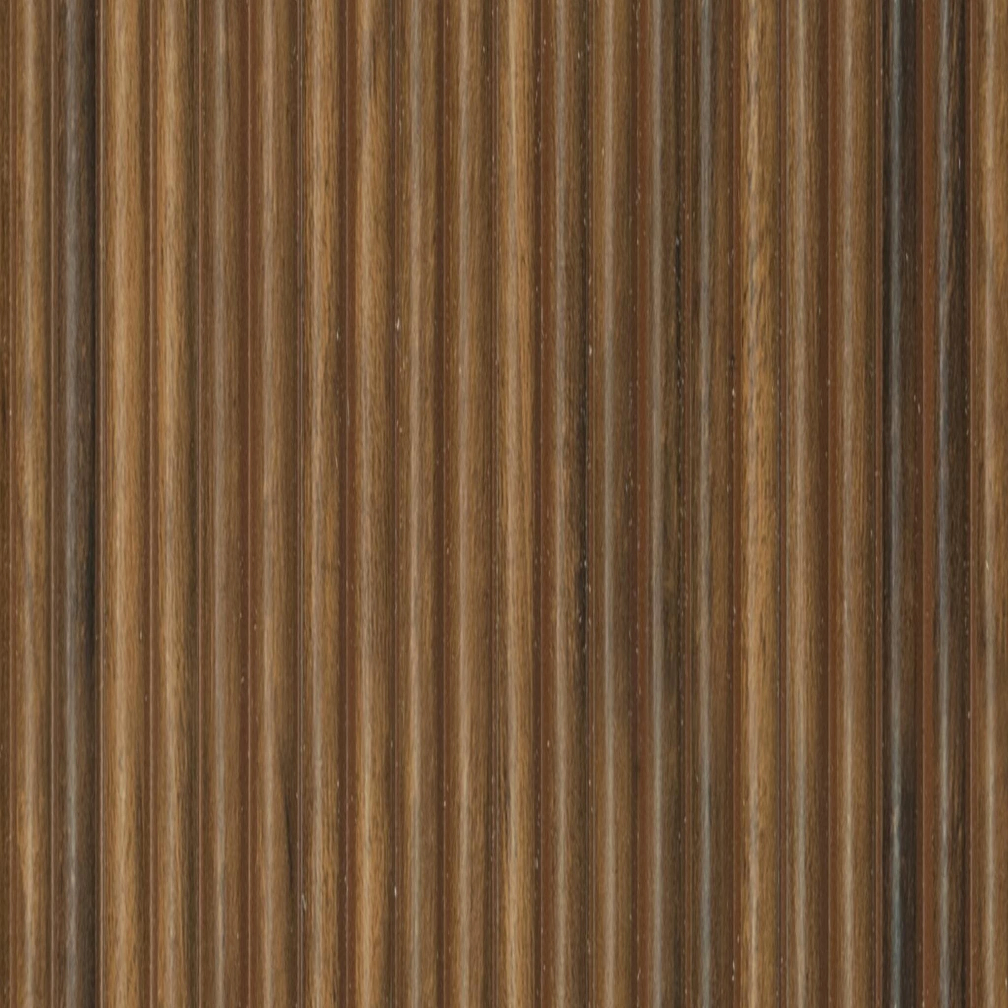8x0.52 feet | 6 mm Brown Wood louvers (suitable for Bedroom, Feature Wall, Living Room, Office) | LV-20116
