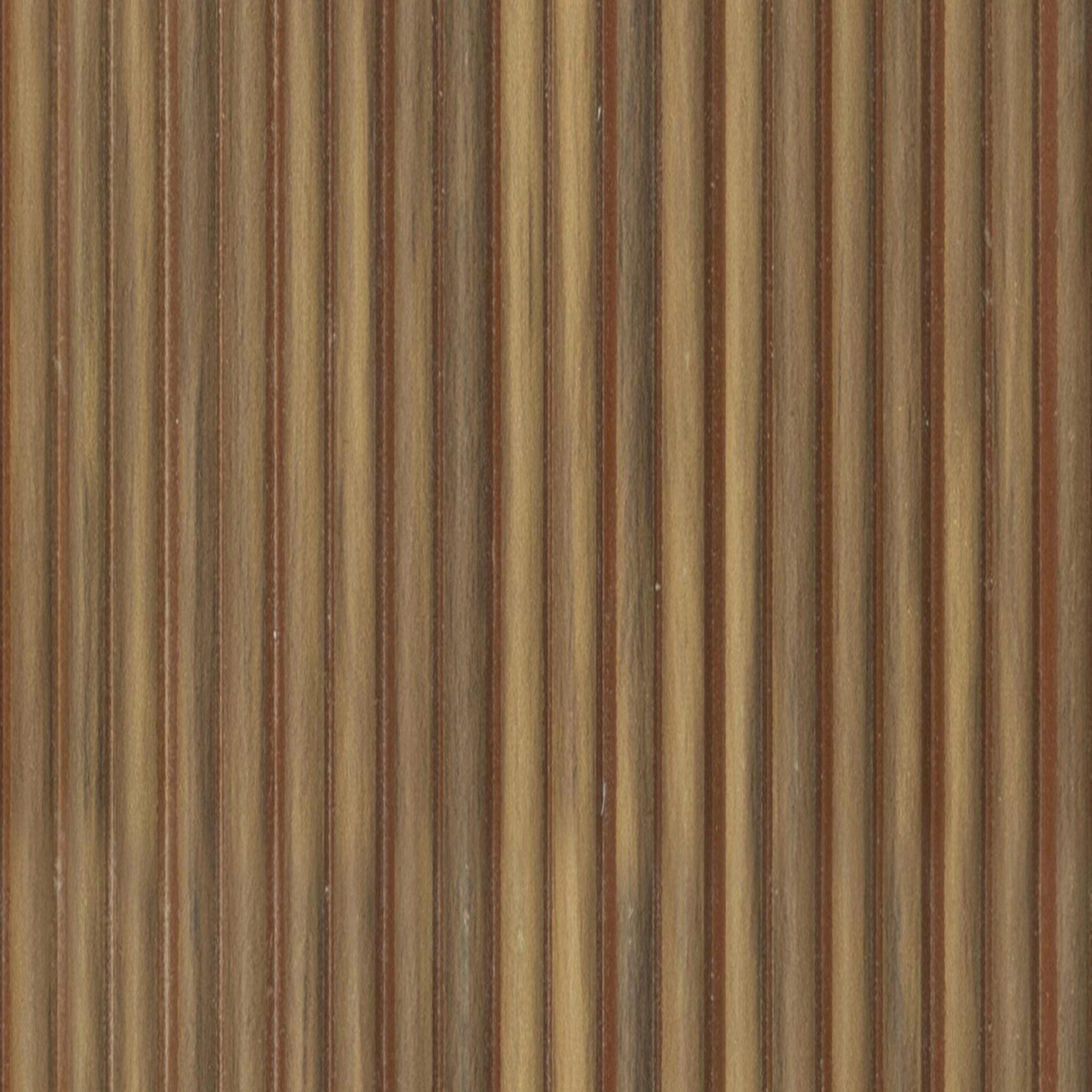 8x0.52 feet | 6 mm Brown Wood louvers (suitable for Bedroom, Feature Wall, Living Room, Office) | LV-20120
