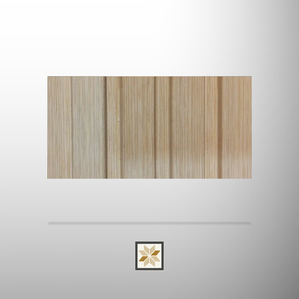 9.5x0.4 feet | 11 mm Brown Wood louvers (suitable for Bedroom, Feature Wall, Living Room, Office) | LV-20135