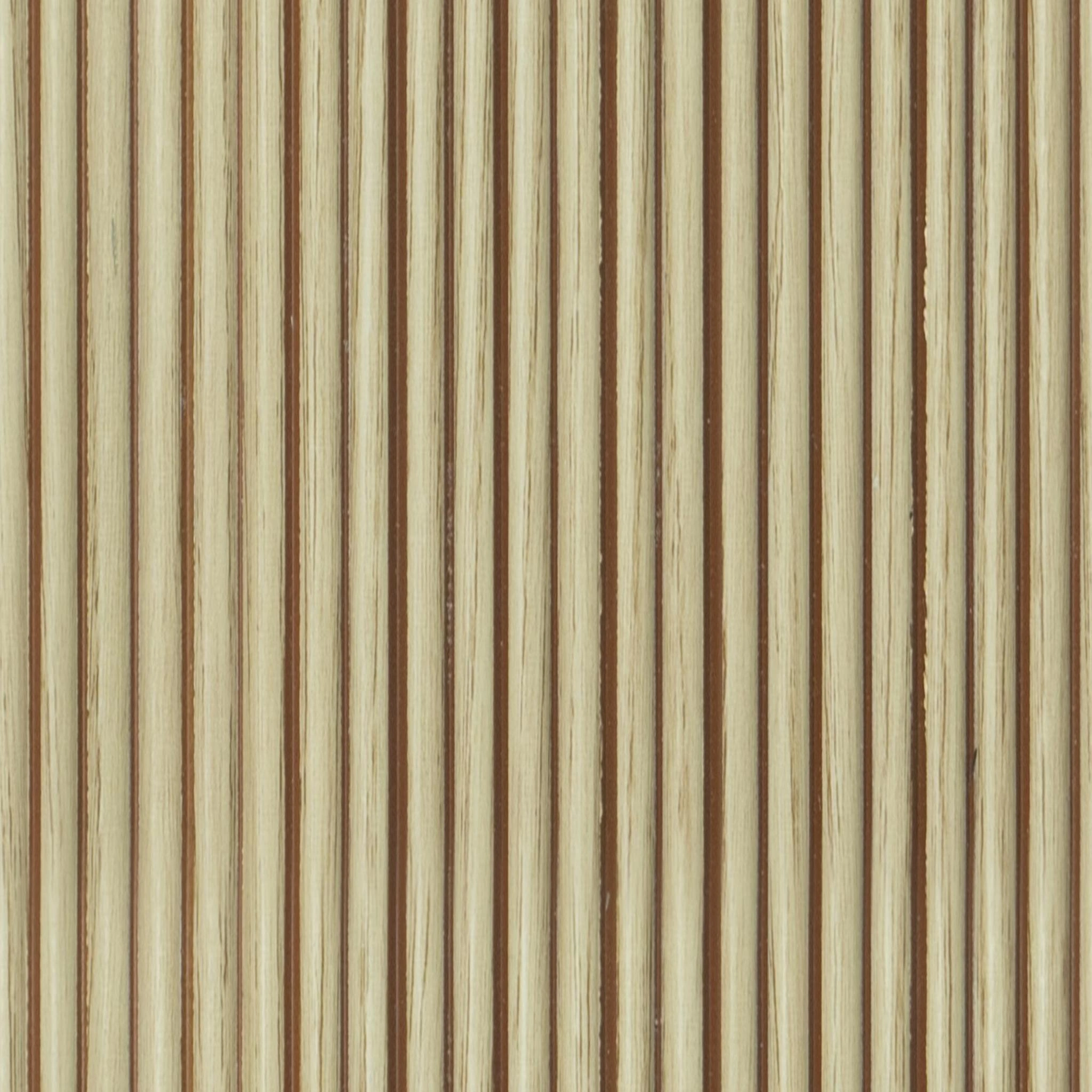 8x0.52 feet | 6 mm Brown Wood louvers (suitable for Bedroom, Feature Wall, Living Room, Office) | LV-20159