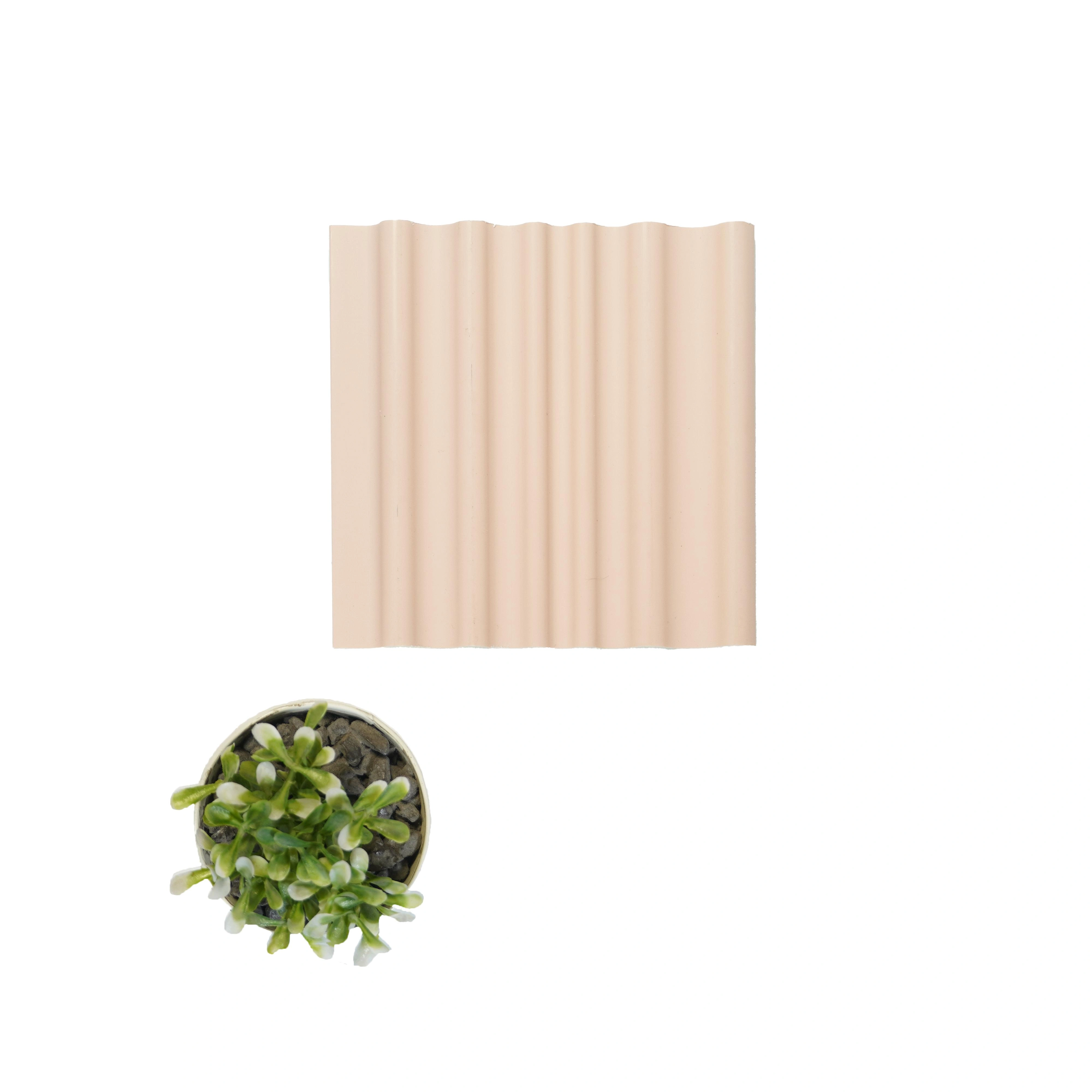 9.5x0.4 feet | 12 mm Pink louvers (suitable for Bedroom, Feature Wall, Living Room, Office) | LV-20184