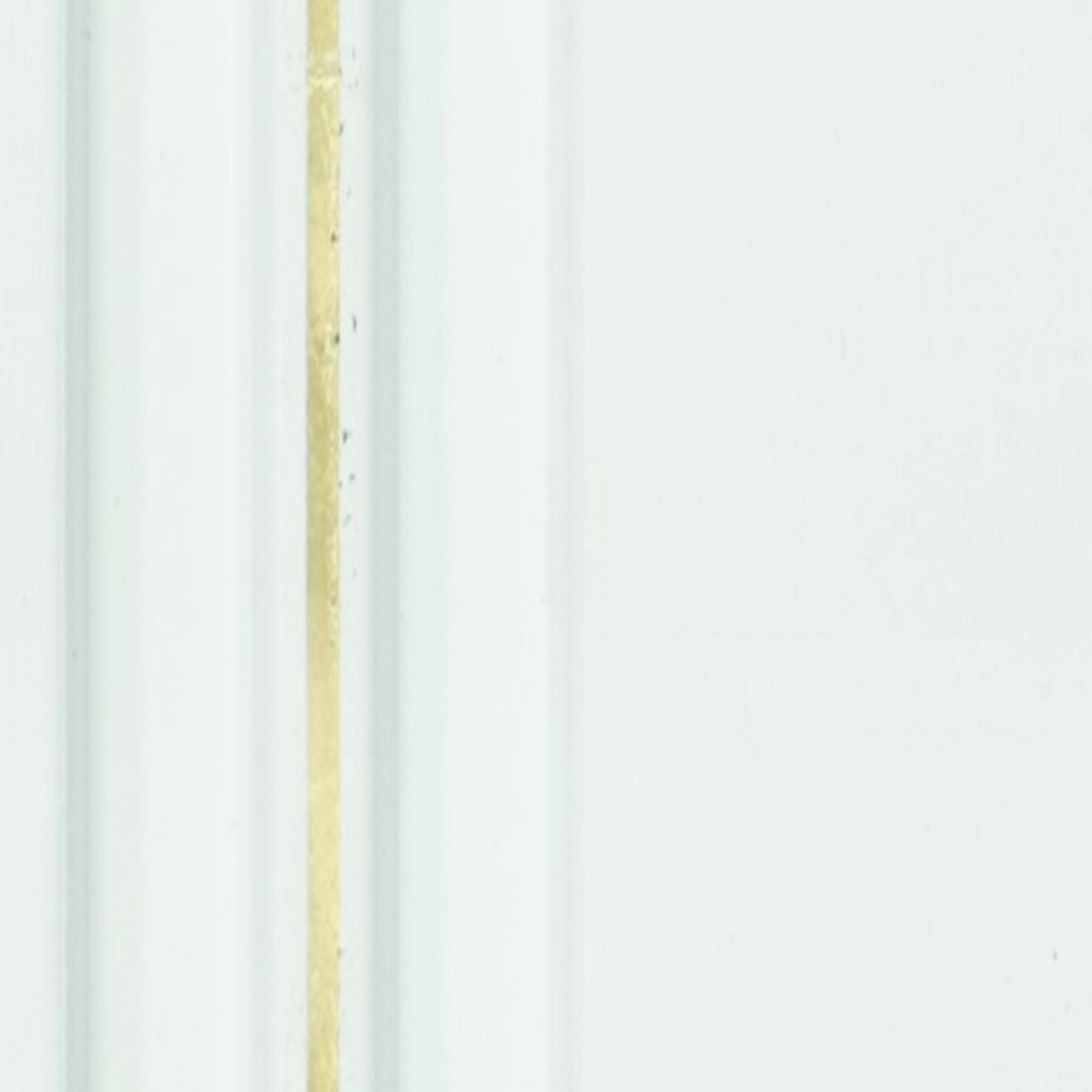 9.5x0.4 feet | 11 mm White louvers (suitable for Bedroom, Feature Wall, Living Room, Office) | LV-20206