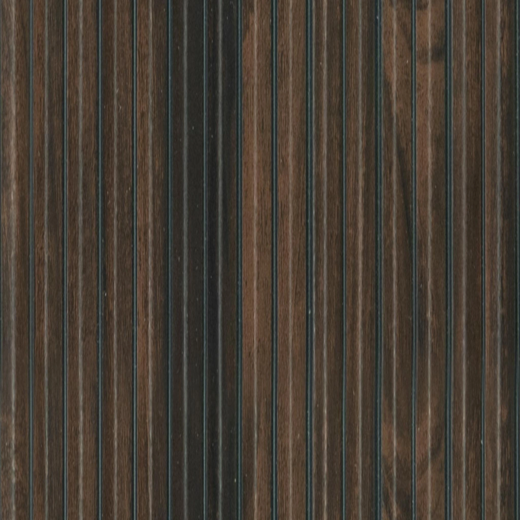 8x0.52 feet | 6 mm Brown Wood louvers (suitable for Bedroom, Feature Wall, Living Room, Office) | LV-20207