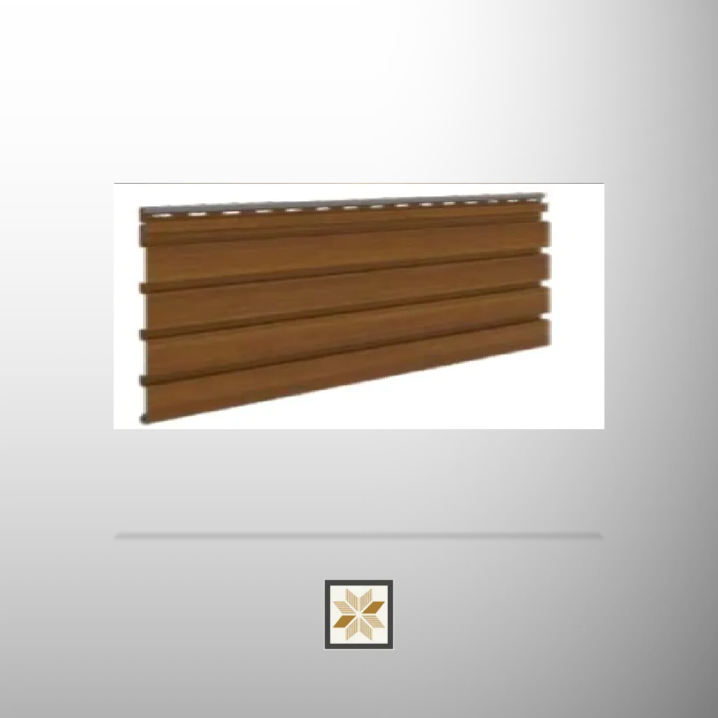 10x0.83 feet | Brown louvers (suitable for Bedroom, Feature Wall, Kitchen, Living Room, Office) | LV-20286