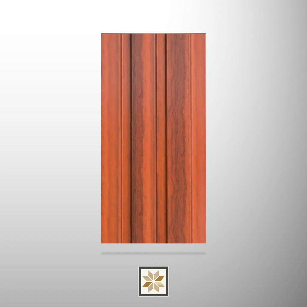 9.5x0.42 feet | 11 mm Brown Wood louvers (suitable for Bedroom, Feature Wall, Hotel, Living Room, Office, Restaurant, TV Cabinet) | LV-20313