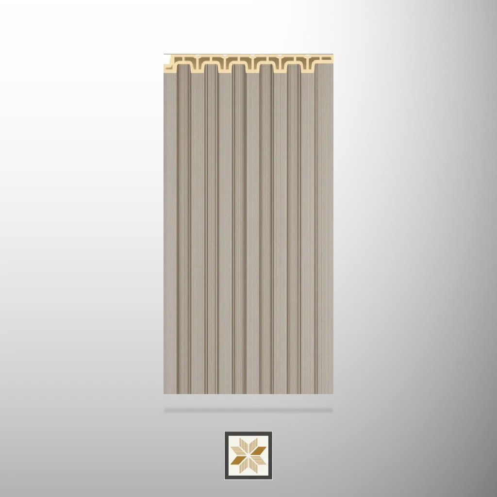 9.5x0.4 feet | 11 mm Sand Beige louvers (suitable for Bedroom, Hotel, Kitchen, Living Room, Office, Restaurant, TV Cabinet, Wardrobe) | LV-20516-H