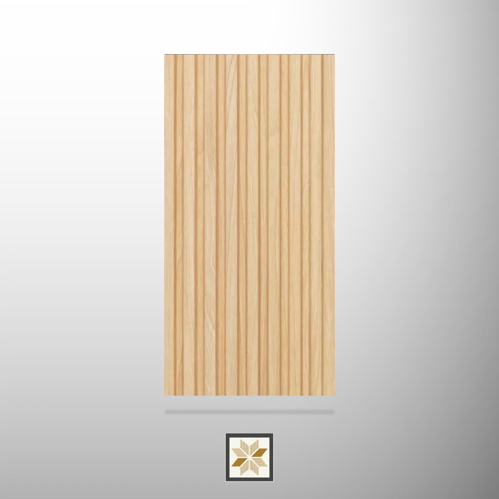 9.5x0.4 feet | 11 mm Brown Wood louvers (suitable for Bedroom, Feature Wall, Living Room, Office) | LV-20388