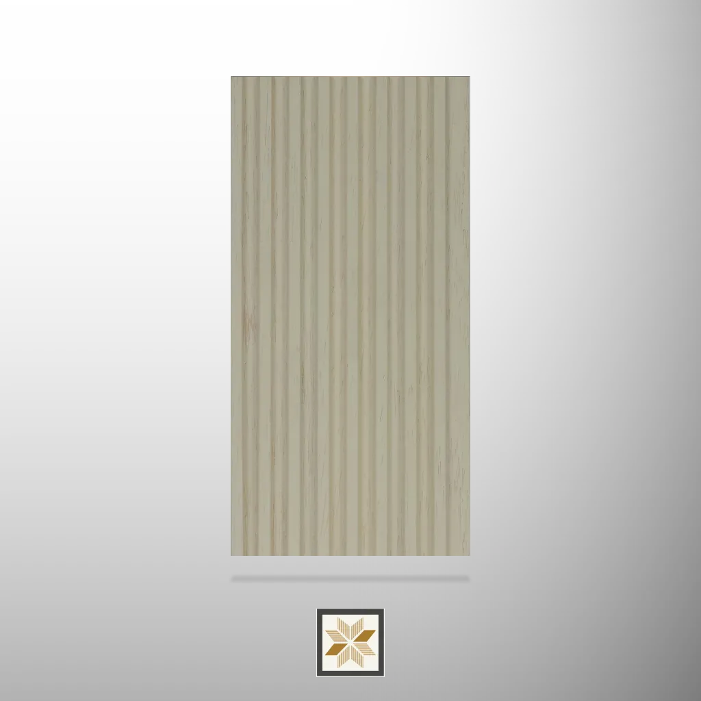 9.35x0.41 feet | 4.5 mm Ivory Beige Wood louvers (suitable for Bedroom, Hotel, Kitchen, Living Room, Office, Restaurant, TV Cabinet, Wardrobe) | LV-20508-F