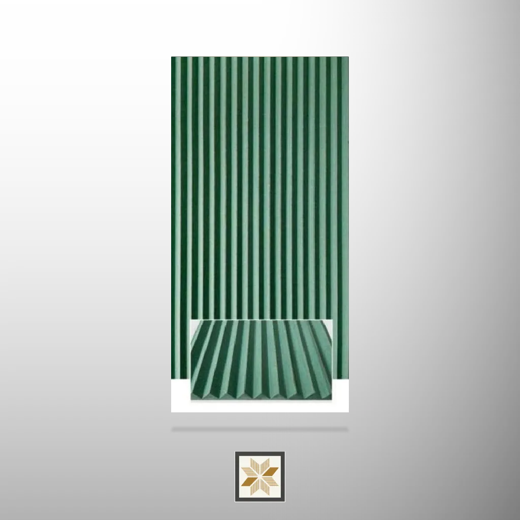 8x4 feet | 12 mm Green louvers (suitable for Bedroom, Hotel, Kitchen, Living Room, Office, Restaurant) | LV-20620
