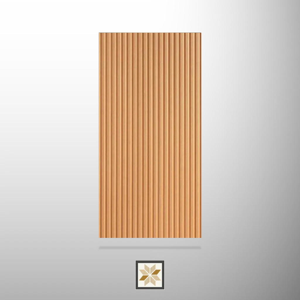8x4 feet | 12 mm Brown louvers (suitable for Bedroom, Hotel, Kitchen, Living Room, Office, Restaurant) | LV-20625-B