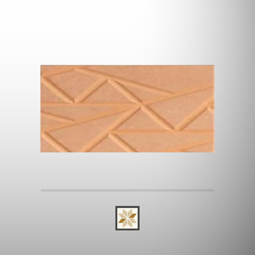 8x4 feet | 12 mm Brown Patterned louvers (suitable for Bedroom, Hotel, Kitchen, Living Room, Office, Restaurant) | LV-20628