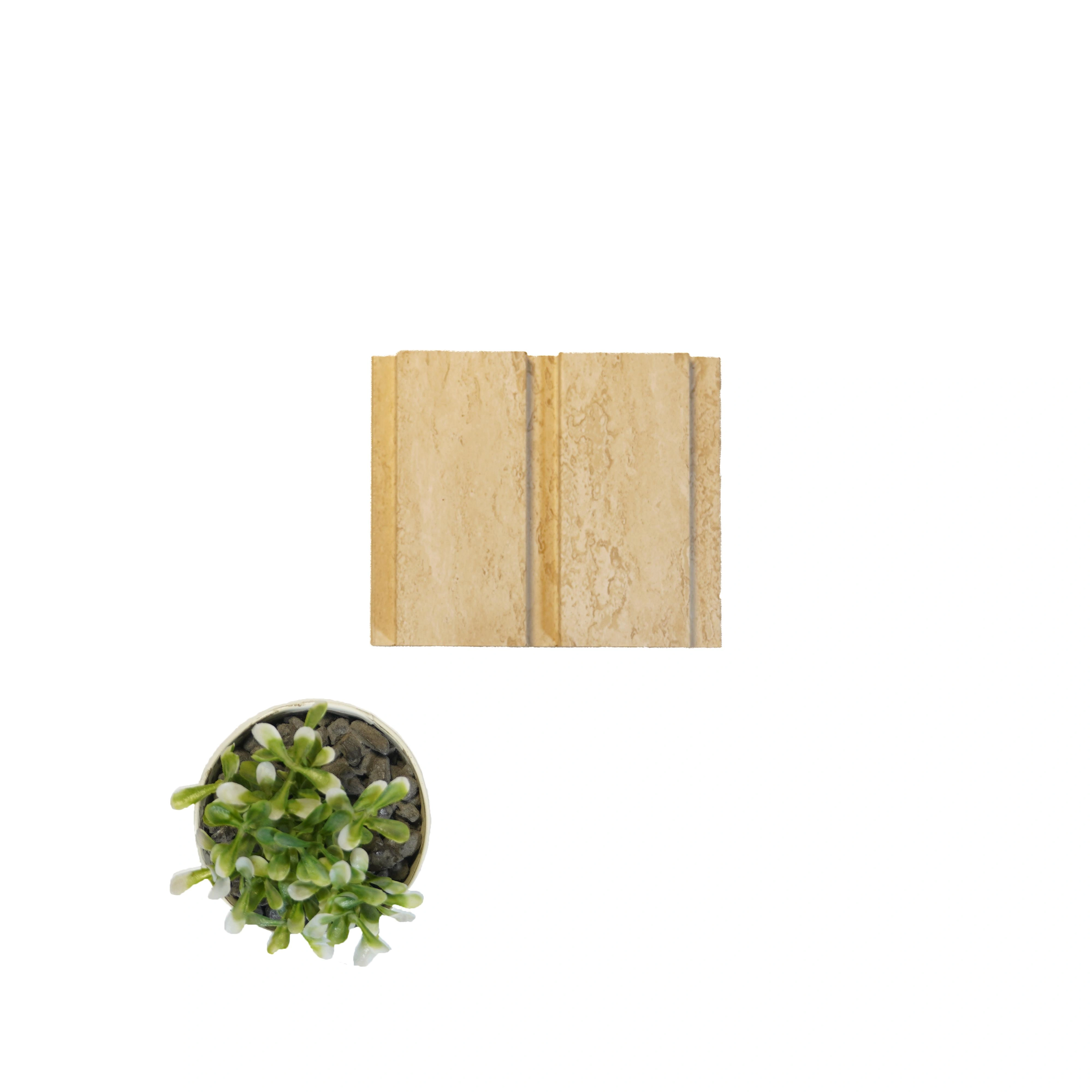 9x0.39 feet | 18 mm Beige Marble louvers (suitable for Ceiling) | LV-20661