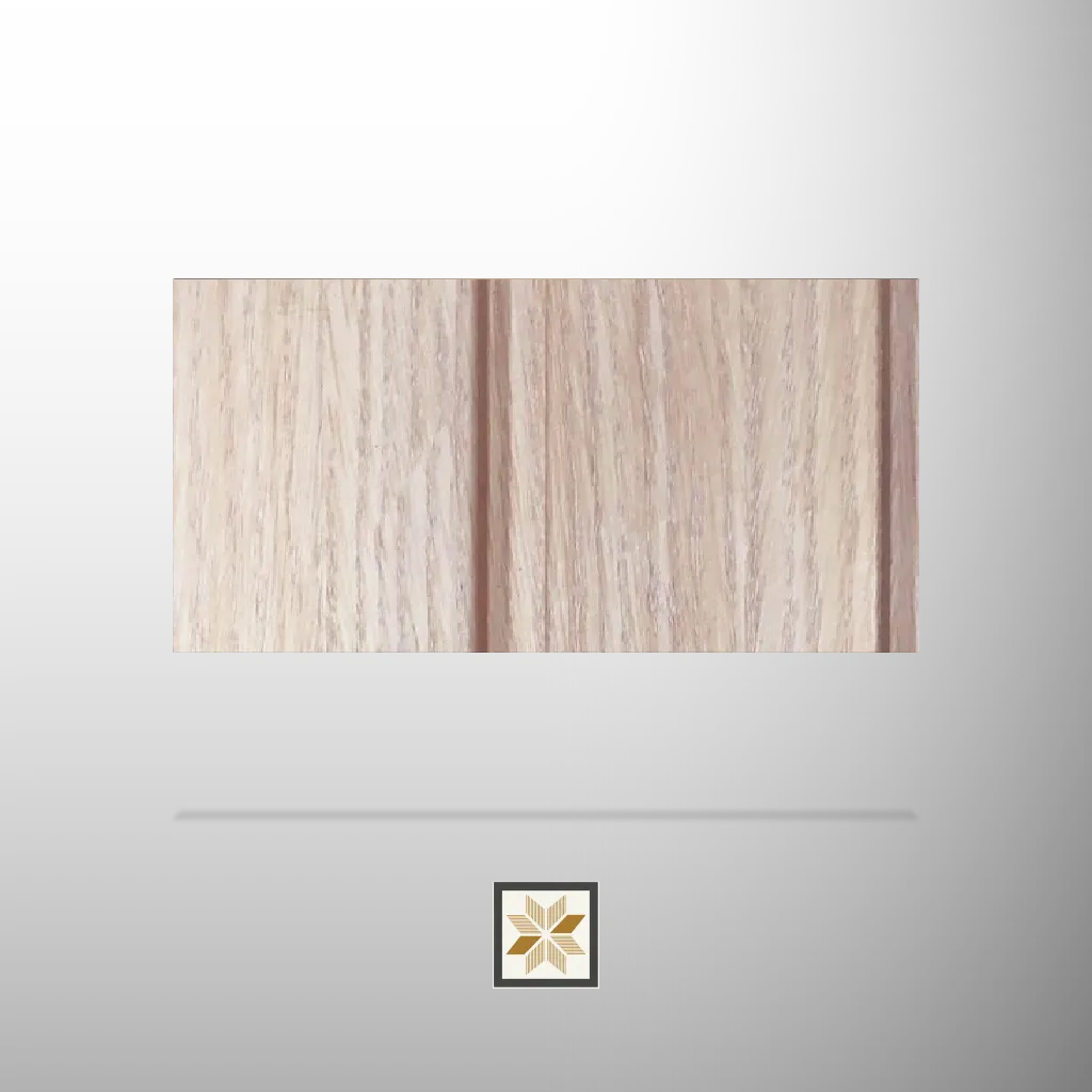 8x0.41 feet | 12 mm Cream Wood louvers (suitable for Ceiling, Hotel, Office, Retail) | LV-20705