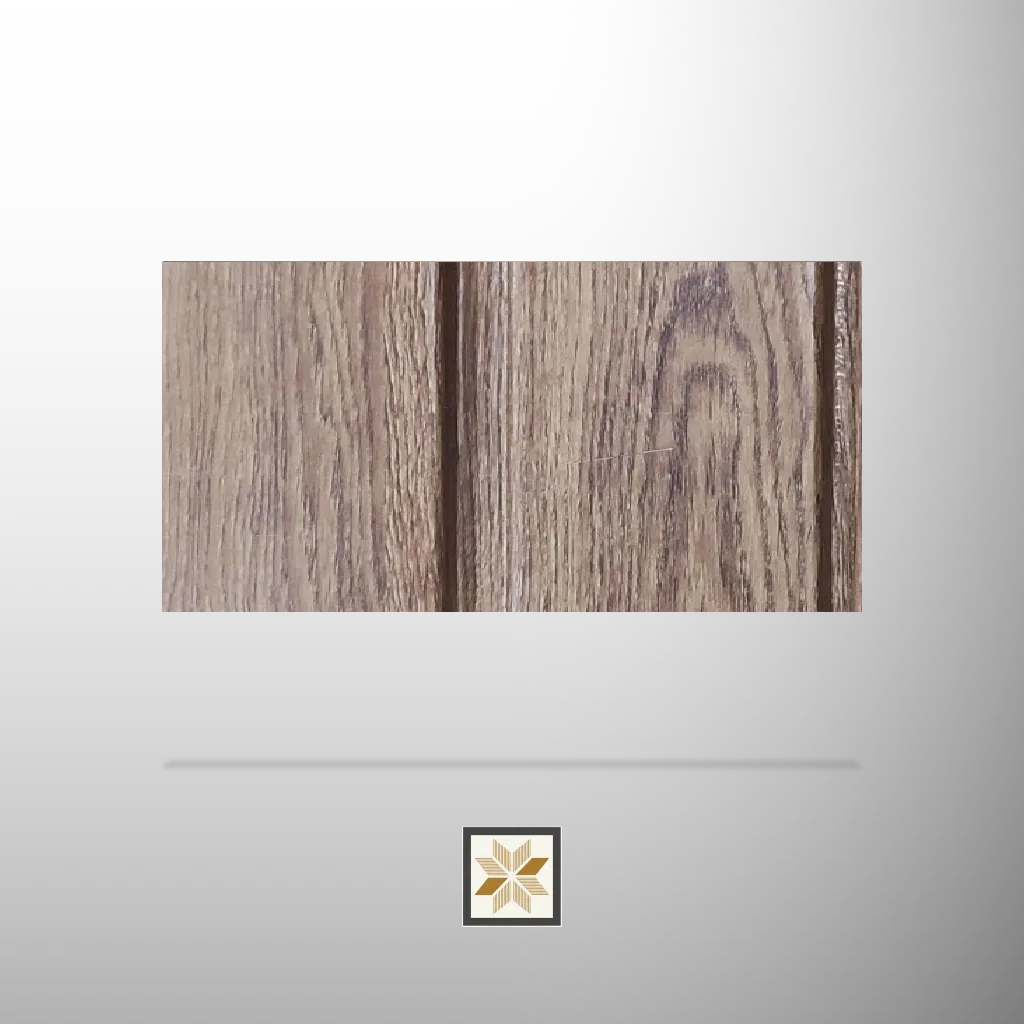 8x0.41 feet | 12 mm Brown Wood louvers (suitable for Ceiling, Hotel, Office, Retail) | LV-20721