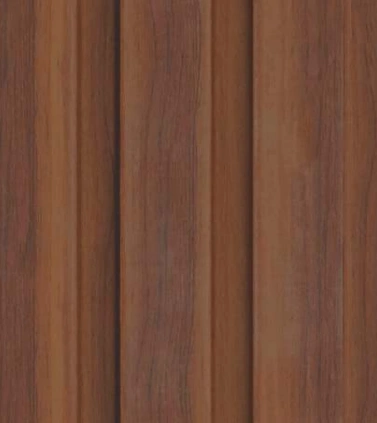 9.5x0.41 feet | 12 mm Brown Wood louvers (suitable for Bedroom, Feature Wall, Living Room, Office, TV Cabinet) | LV-20727